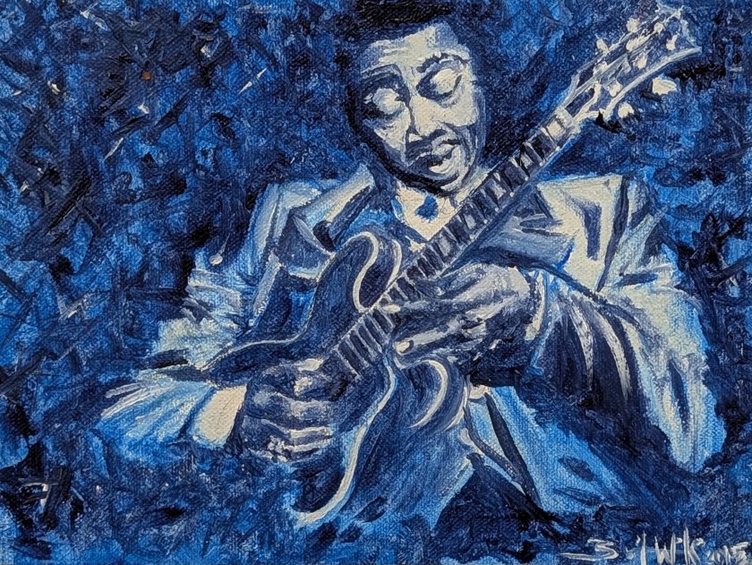 B.B. King painting